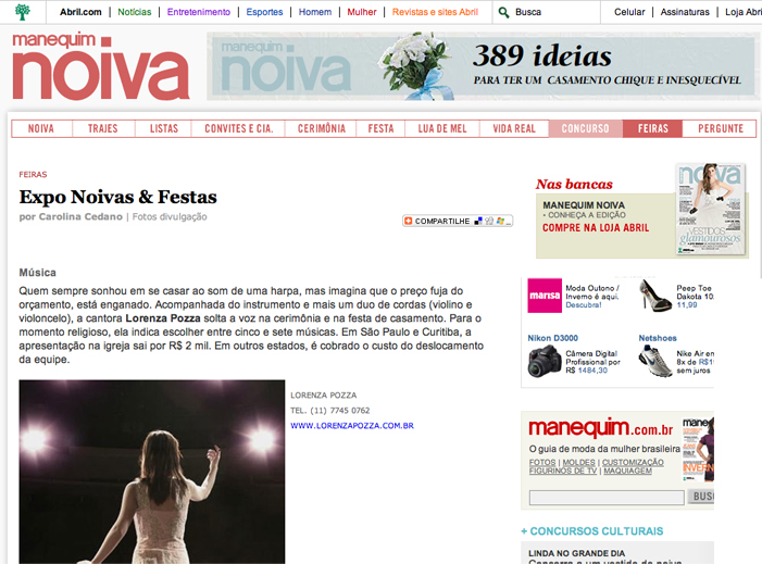 Manequim Noiva