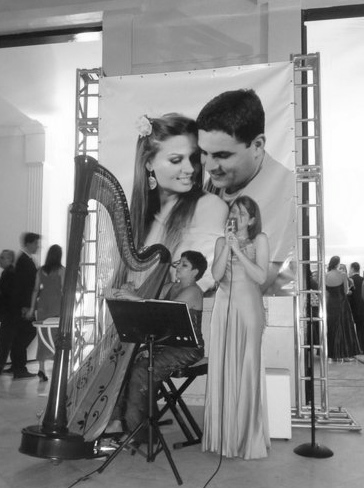Lina e Gefes – Harpa&Voz para recepção dos convidados