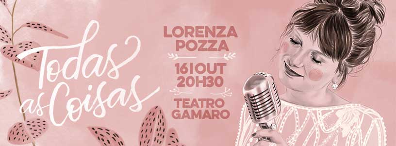 Lorenza Pozza no show ‘Todas as Coisas’